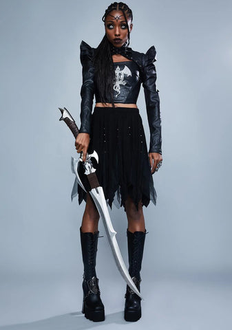 Final Reckoning Buckled Shrug