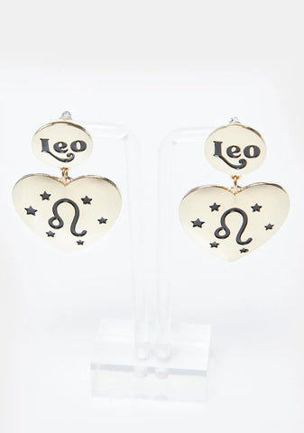 Passionate Fires Leo Drop Earrings