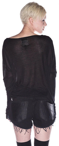 Slinky Grandpa Jersey Top - White