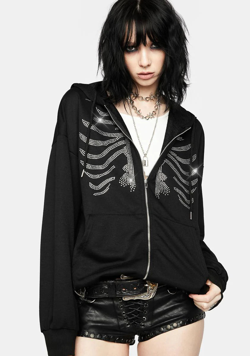 Dark Part Of Me Zip Up Hoodie