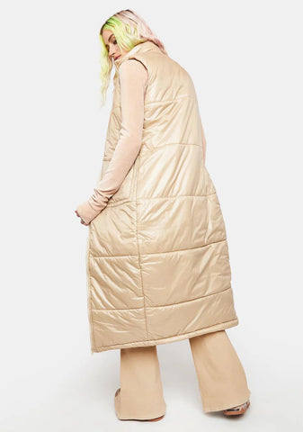 Khaki Keeping Watch Trench Vest