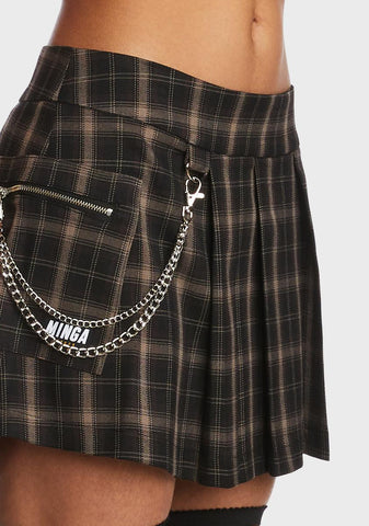Cheer Plaid Mini Skirt