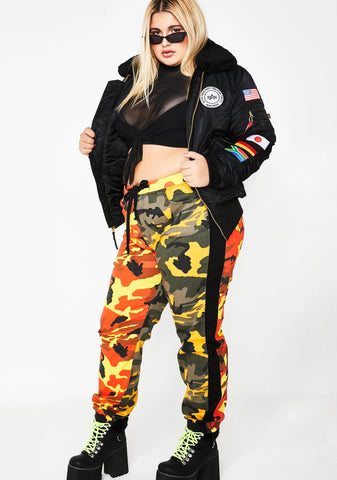Bomb Baddie Alert Cargo Joggers