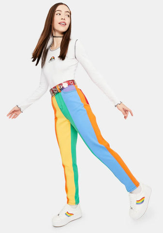All Is Bright Twill Mom Jeans