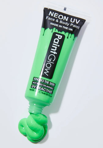 Intense Green Rave On UV Face N' Body Paint