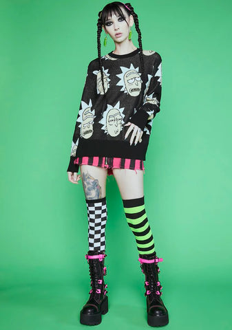 Just A Phase Intarsia Sweater