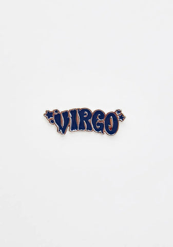Virgo Enamel Pin