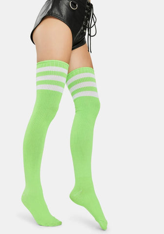 Atomic Rack 'Em Up Athletic Thigh Highs