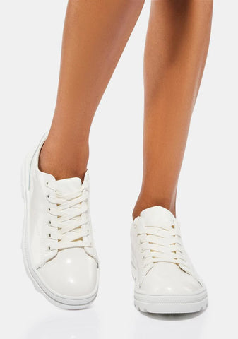 White Roadies 90s Bby Sneakers