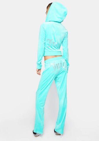 OG Big Bling Velour Track Pants