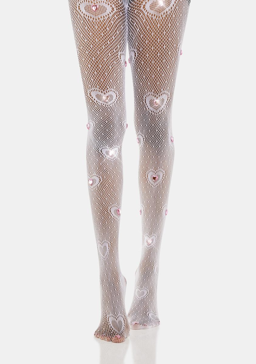 Snow Sweet No More Fishnet Tights