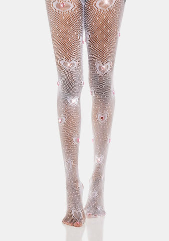 Snow Sweet No More Fishnet Tights