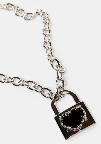 Complex Heart Pendant Necklace