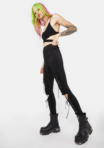 Bad New Kid Lace Up Pants