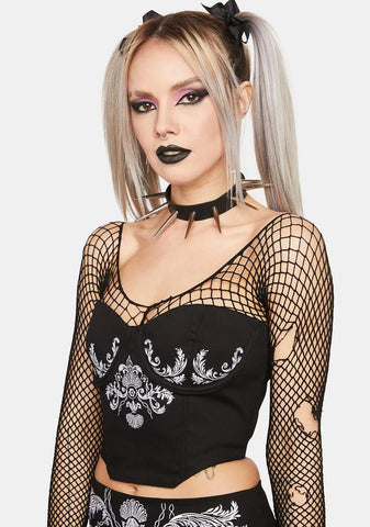 At The Gates Bustier Top