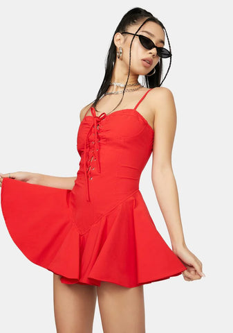 Truthful Thoughts Flared Dress