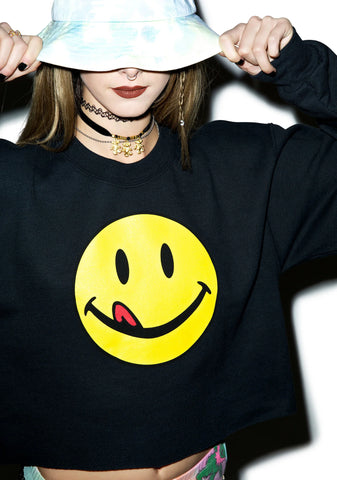Lickity Split Crop Sweatshirt