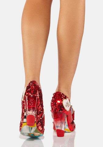 Click Your Heels Glitter Heels