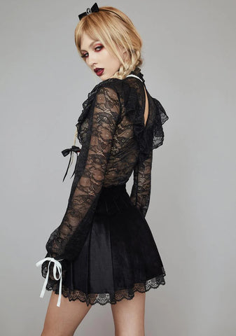 Dark Banshee's Lament Lace Bodysuit