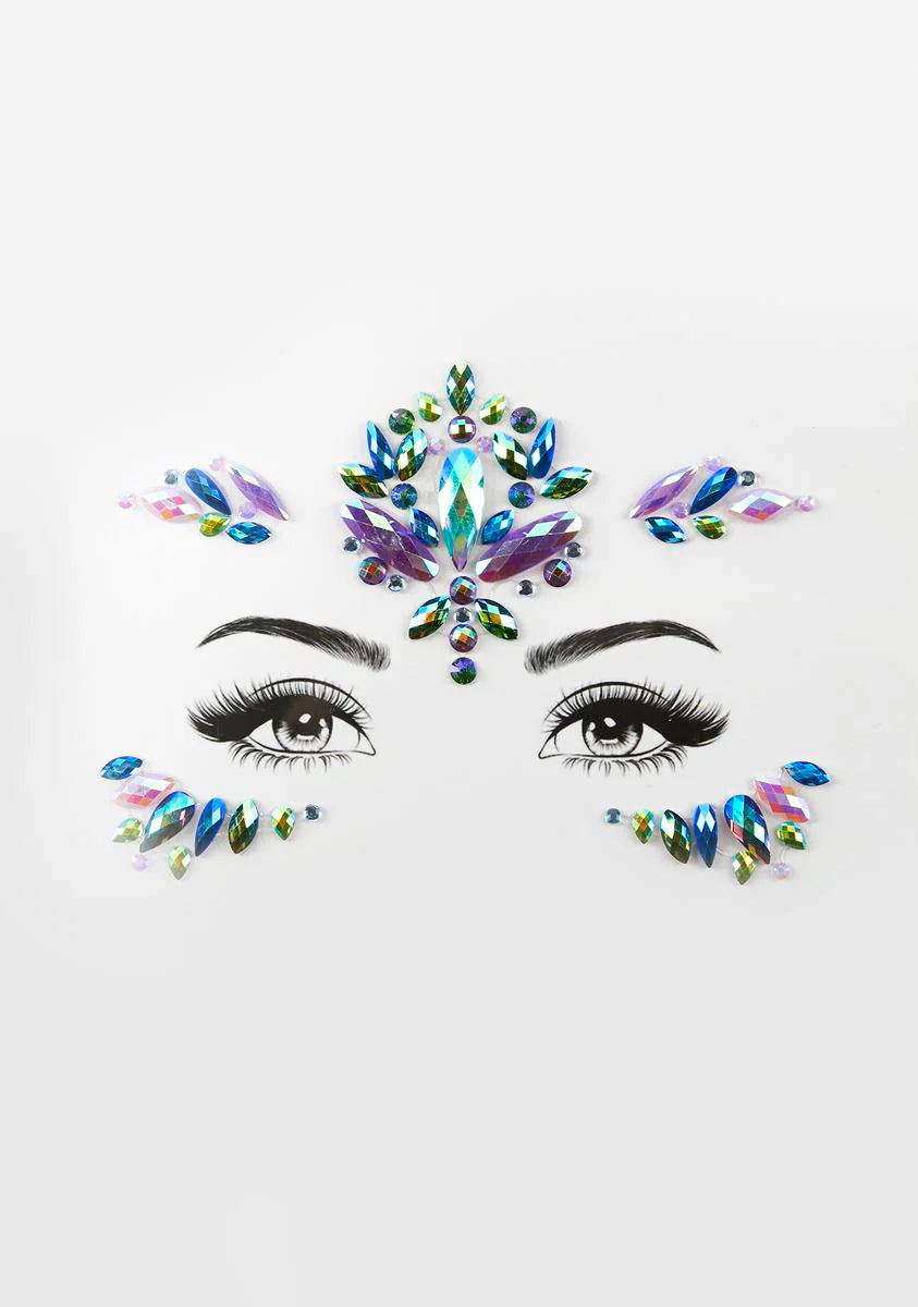 Queen Of Light Face Stickers