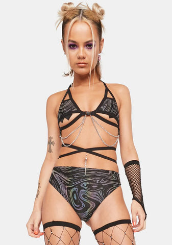 Oil Spill Reflective Bottoms