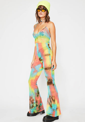 Festival Fusion Tie Dye Jumpsuit