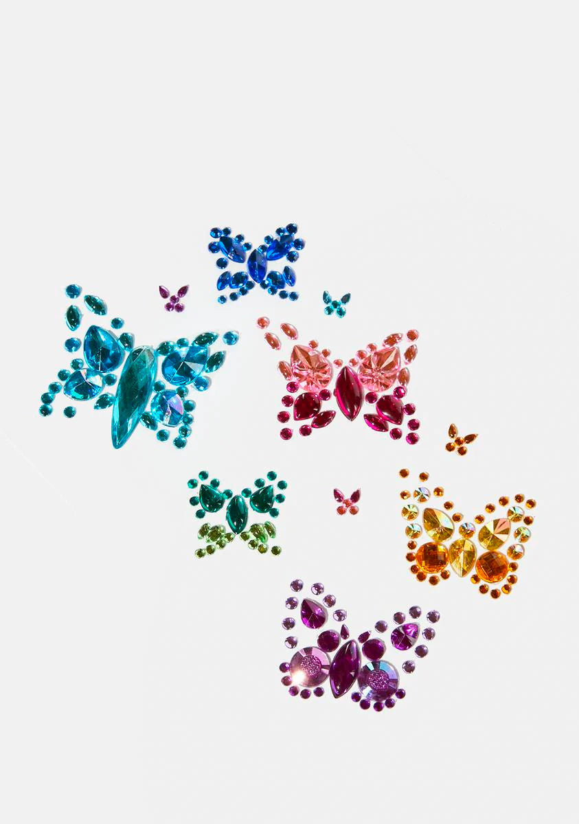 Butterfly Prisms Face & Body Gems