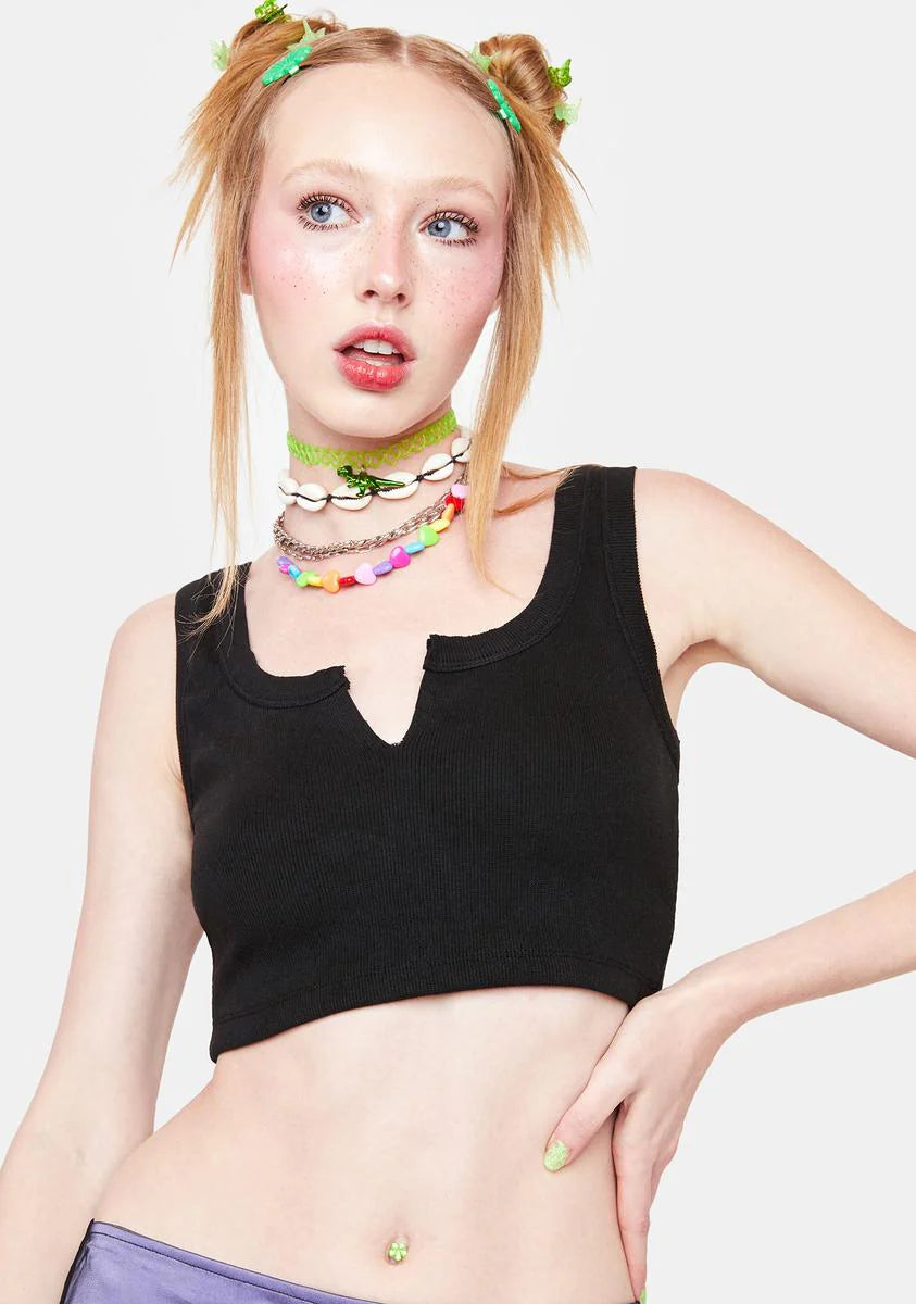 Night Way Back When Cropped Tank