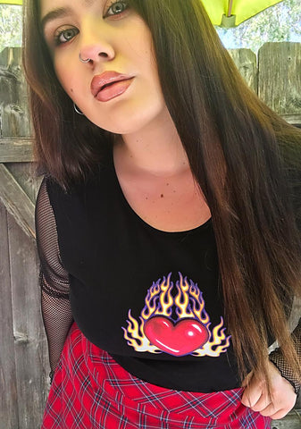 Extra Slow Burn Fishnet Tee