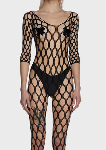 Never Know Fishnet Bodystocking