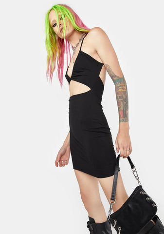 Late Nights Cutout Mini Dress