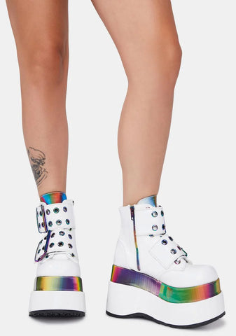 Disco Rhythm Platform Boots