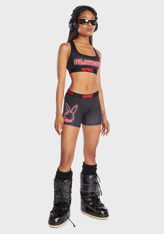 RHD Neon Playboy Boy Short Long