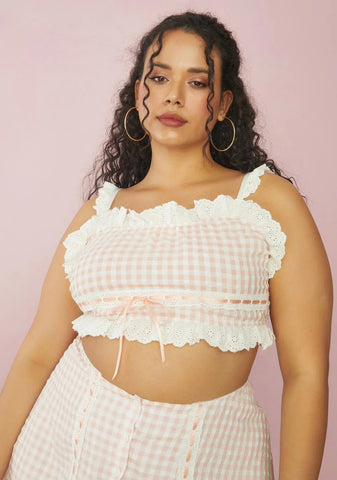 My Slice Of Heaven Gingham Tank