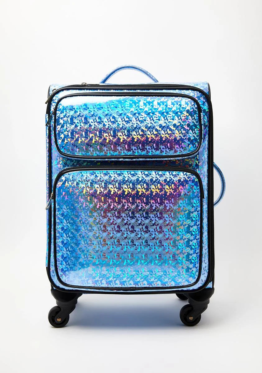 Sparkle Realm Holographic Suitcase