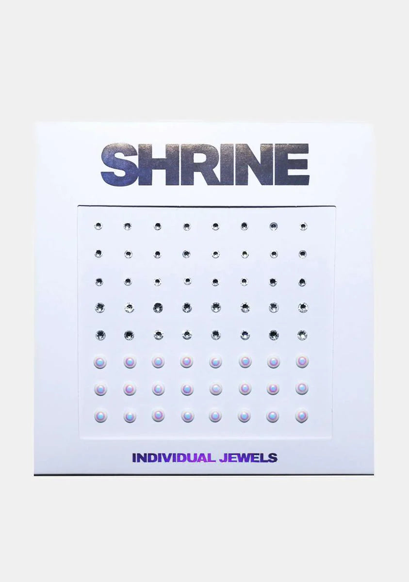 Individual Silver Face Gems