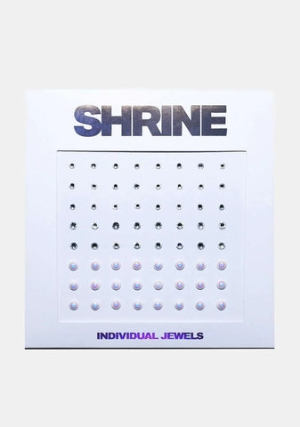 Individual Silver Face Gems