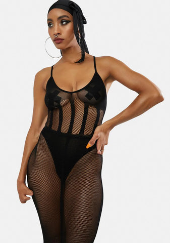 Make Ur Move Fishnet Set