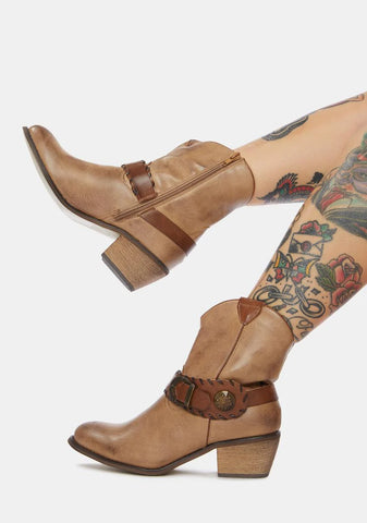 Ride Out Ankle Cowboy Boots
