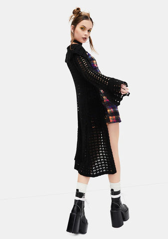 Weekend Wars Long Knit Cardigan