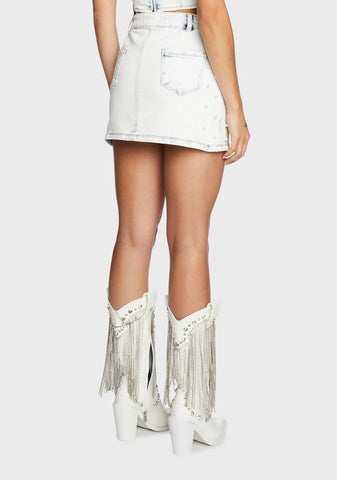 Vintage Dreams Denim Skirt