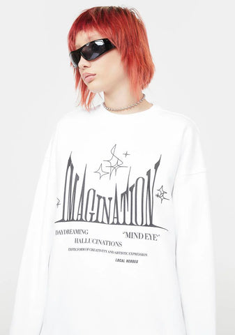 Imagination Graphic Sweatshirt