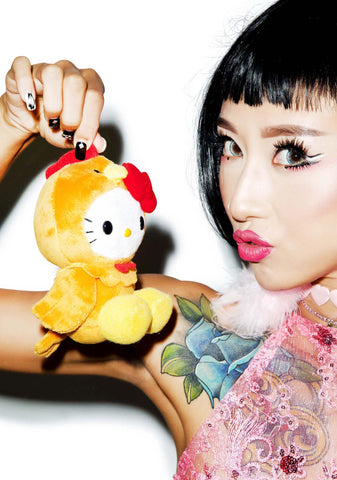 Farm Friends Hello Kitty Chicken Plush