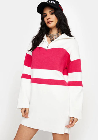 Cherry Pick Your Player Polo Shirt Dress