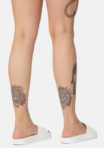 White Authentic Caius 2 Slides