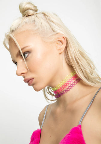 90s Gurl Tattoo Chokers Set