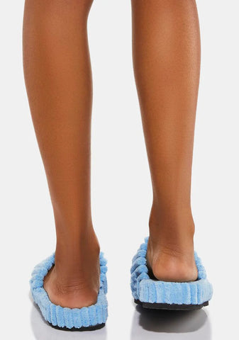 Berry Pleasure Kiss Slide Sandals