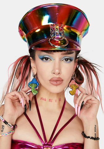 Wonderland Calling Mushroom Earrings