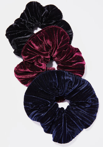 Velvet Bun Scrunchie