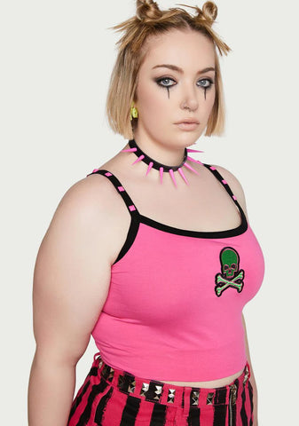 Plus Bad Joke Crop Top